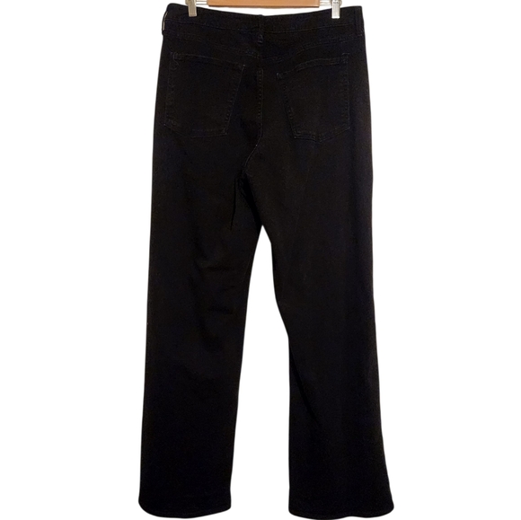 Old Navy | Women's Classic Black Jack Wow Wide Leg Jeans (Size 14 Tall) - Picture 12 of 13